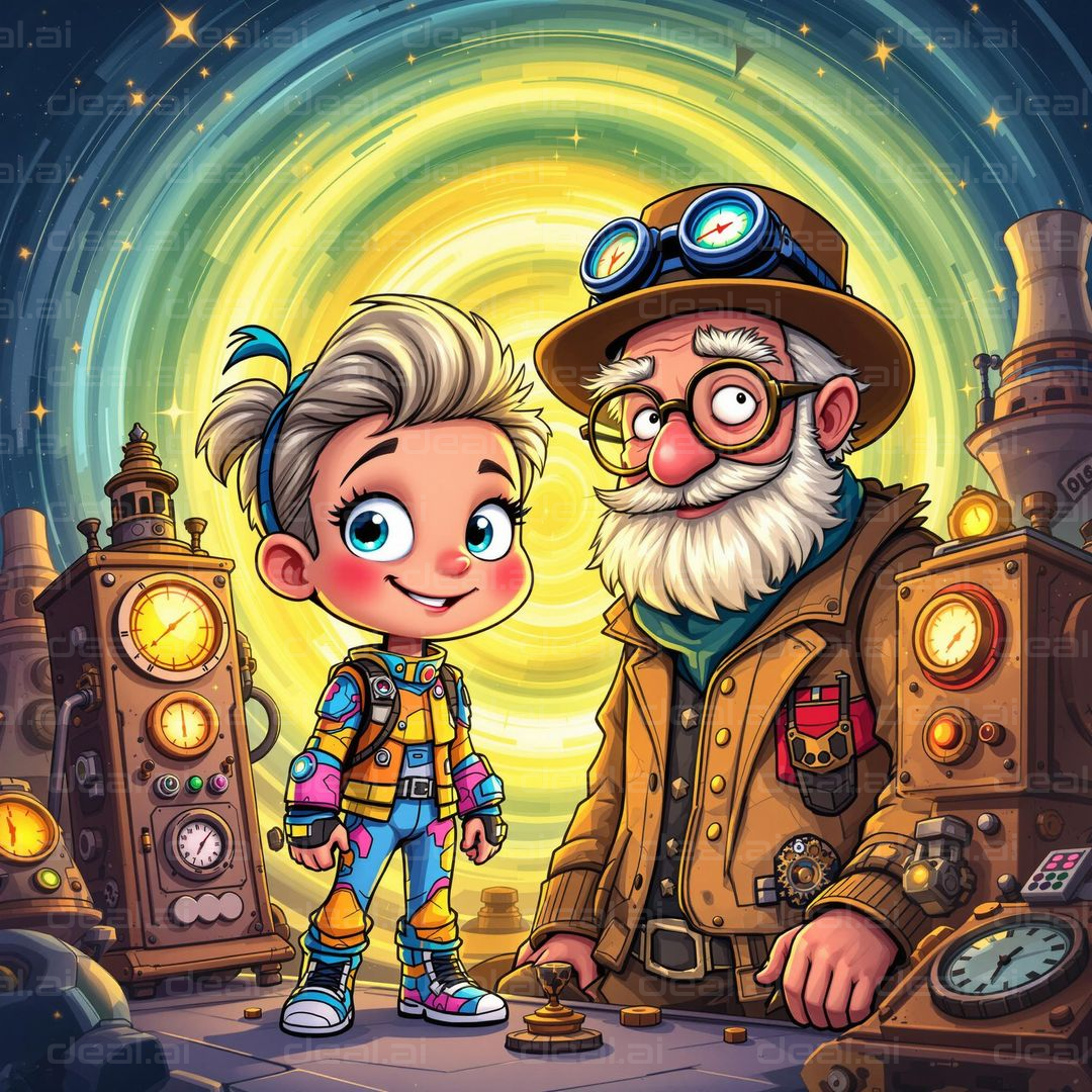 "Time Travelers' Adventure Awaits"