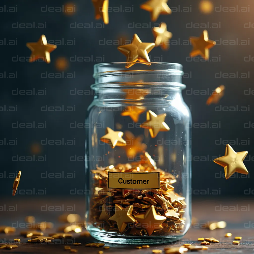 "Jar of Customer Stars"