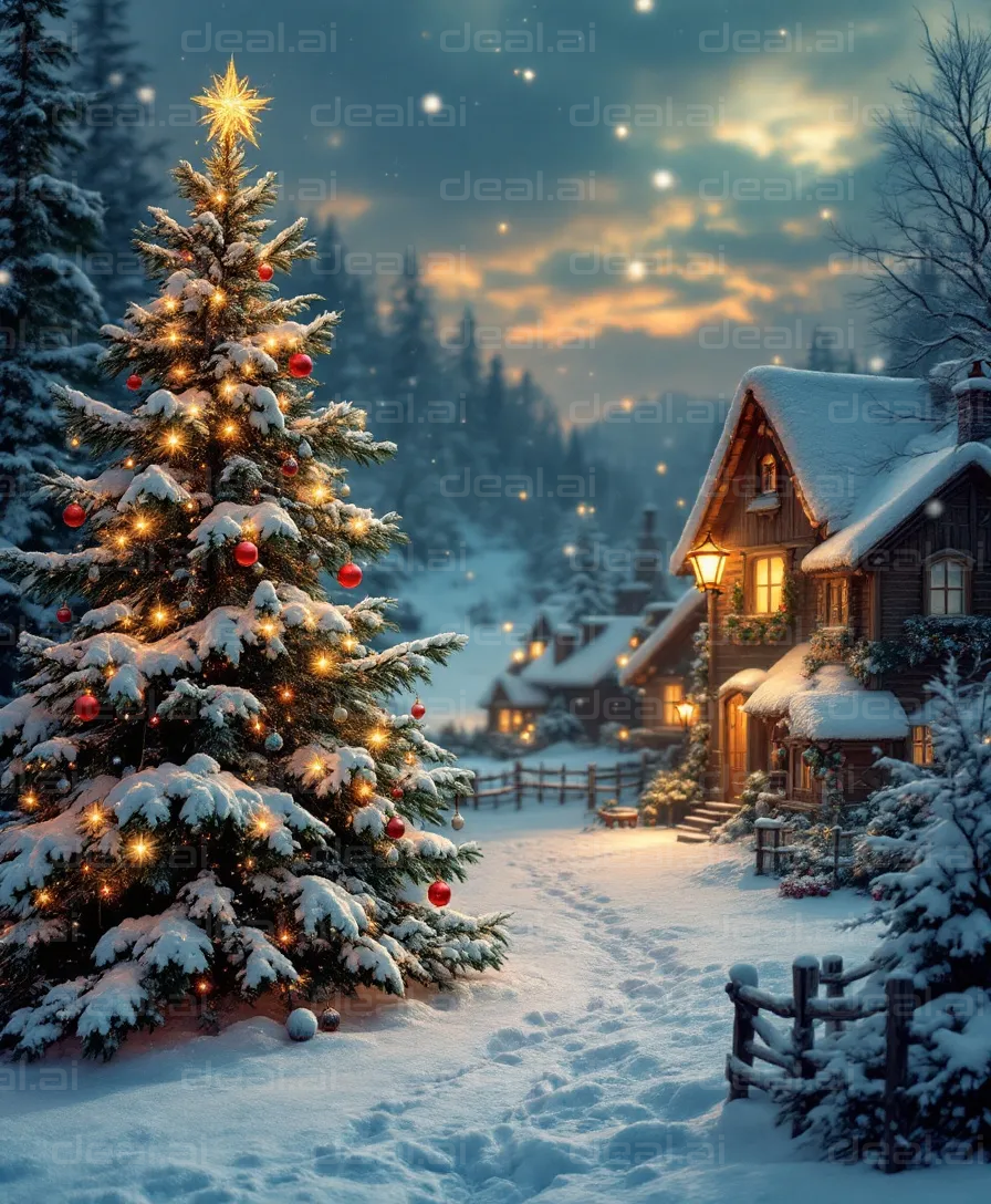 Cozy Winter Wonderland Scene