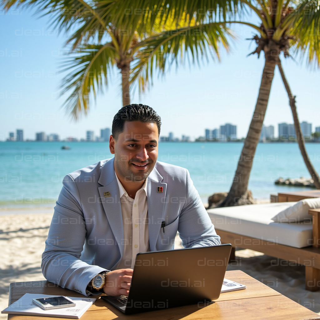 "Beachside Business Meeting"