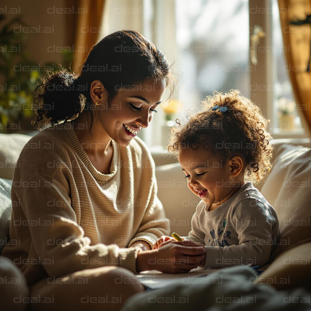 Mother and Child Bonding Moment