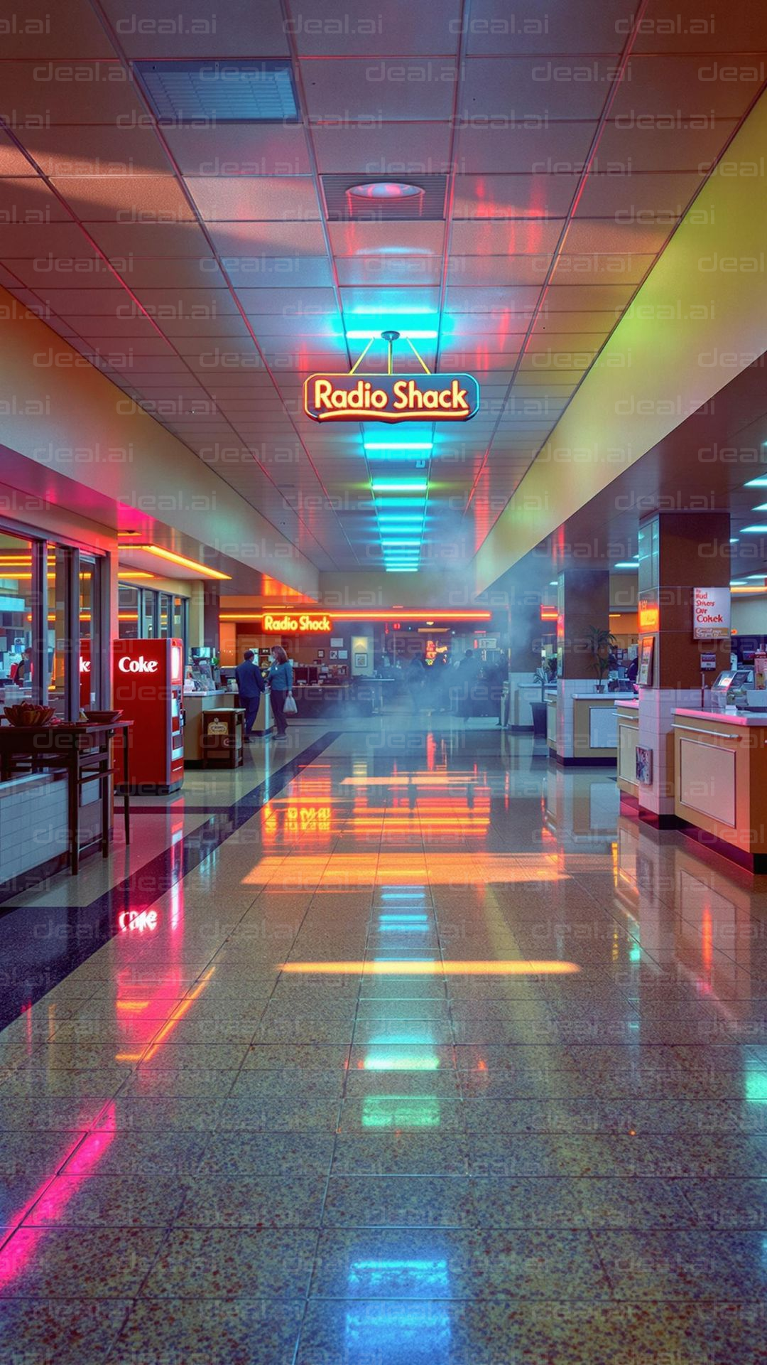 Vintage Mall Glow: Radio Shack Reflections