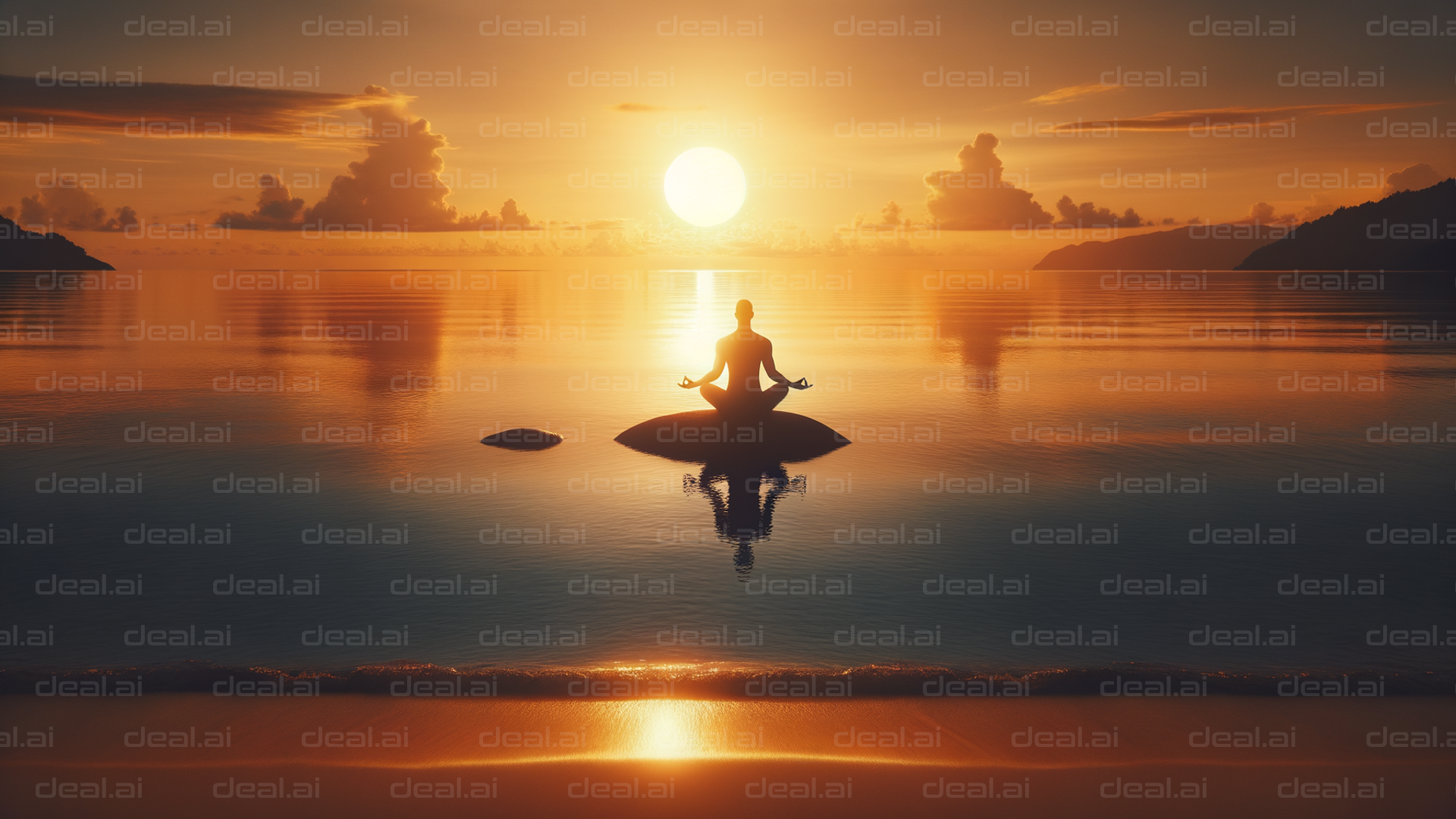 Sunset Meditation on the Water