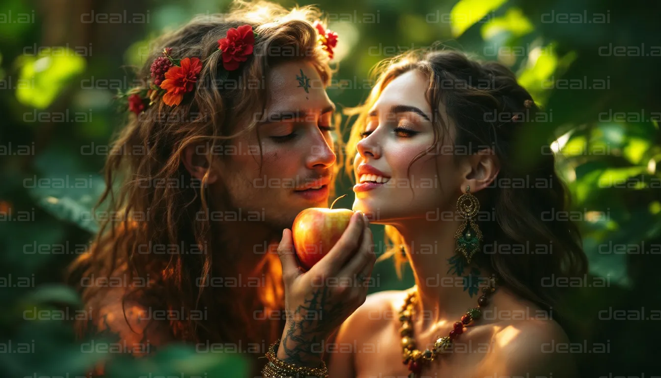 Enchanted Moment in the Garden