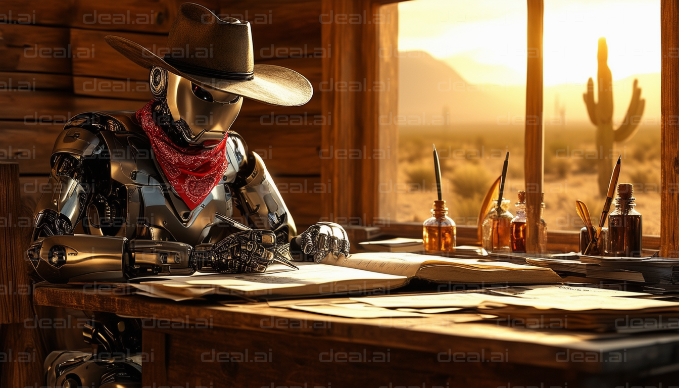 Cyber Cowboy: The Writing Robot Writes