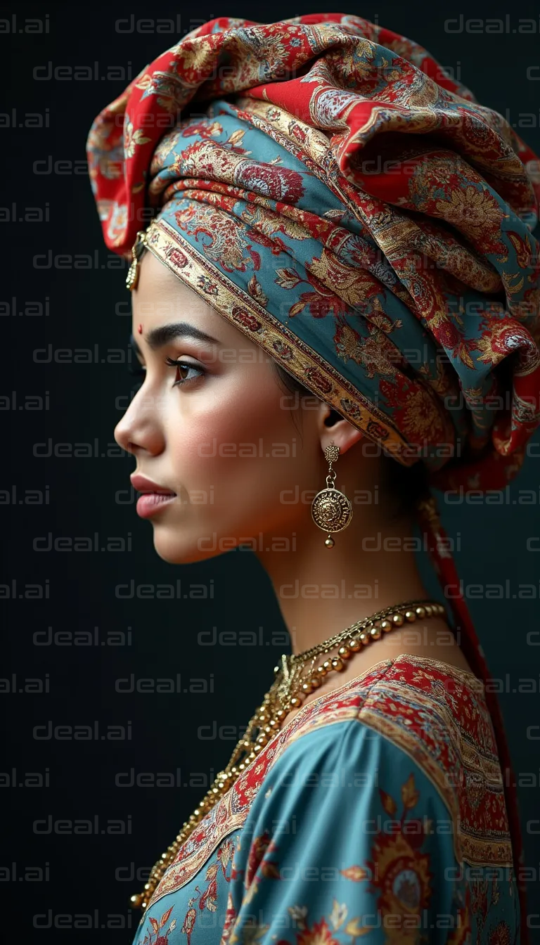 "Elegance in Traditional Attire"