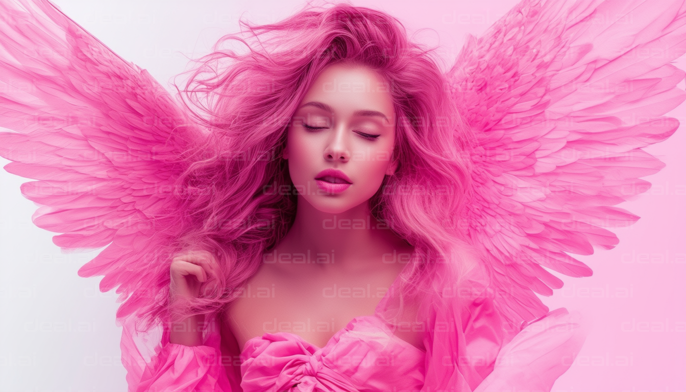 "Pink Angel of Dreams"