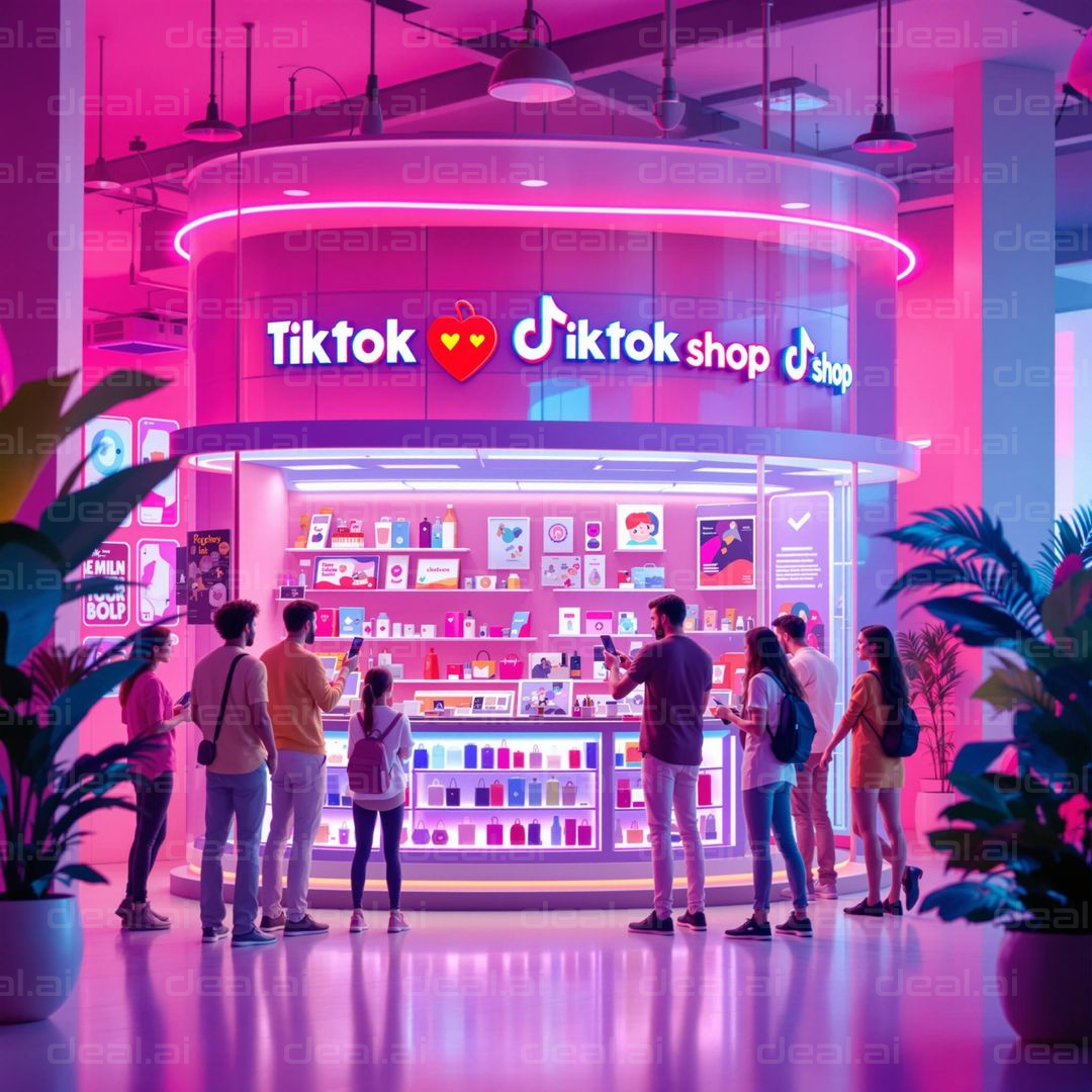 TikTok Pop-Up Storefront