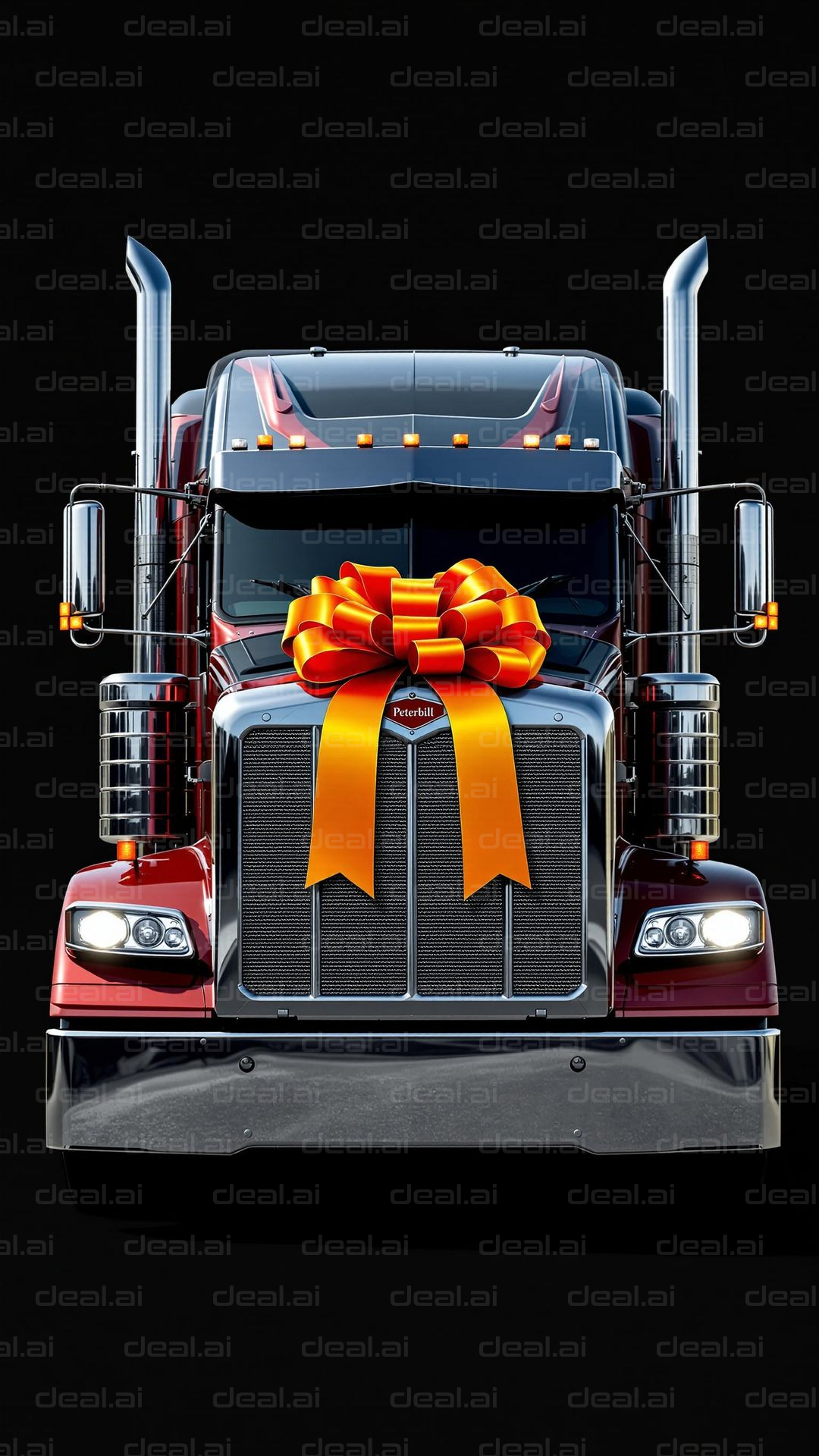 Truck with a Giant Gift Bow