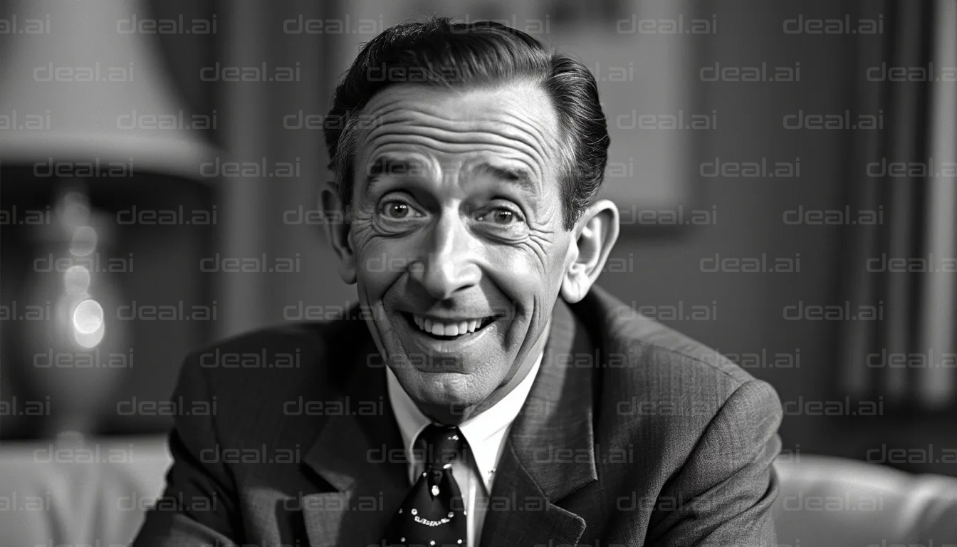 Smiling Man in Suit and Tie