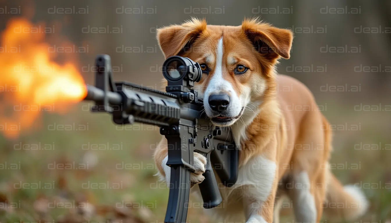 "Dog Soldier in Action"