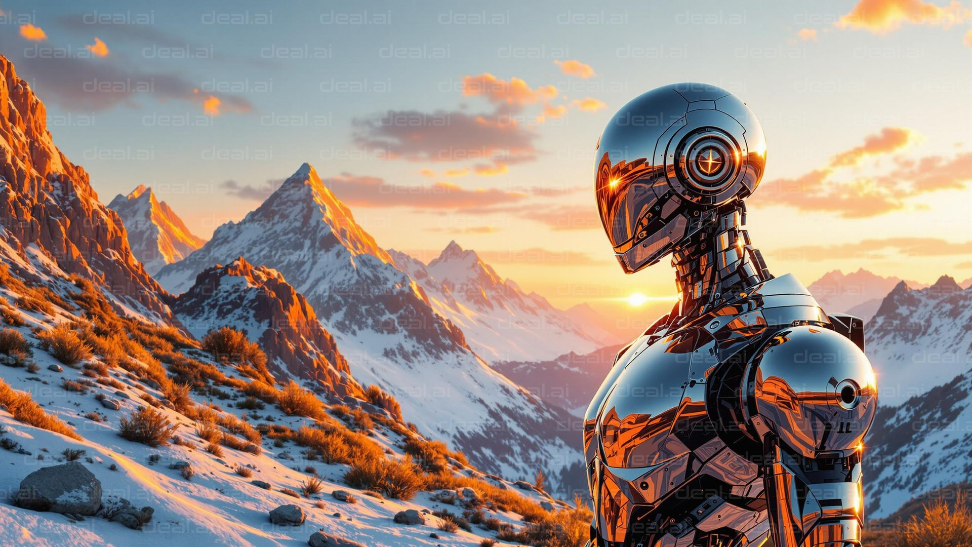 Robot Among the Mountains