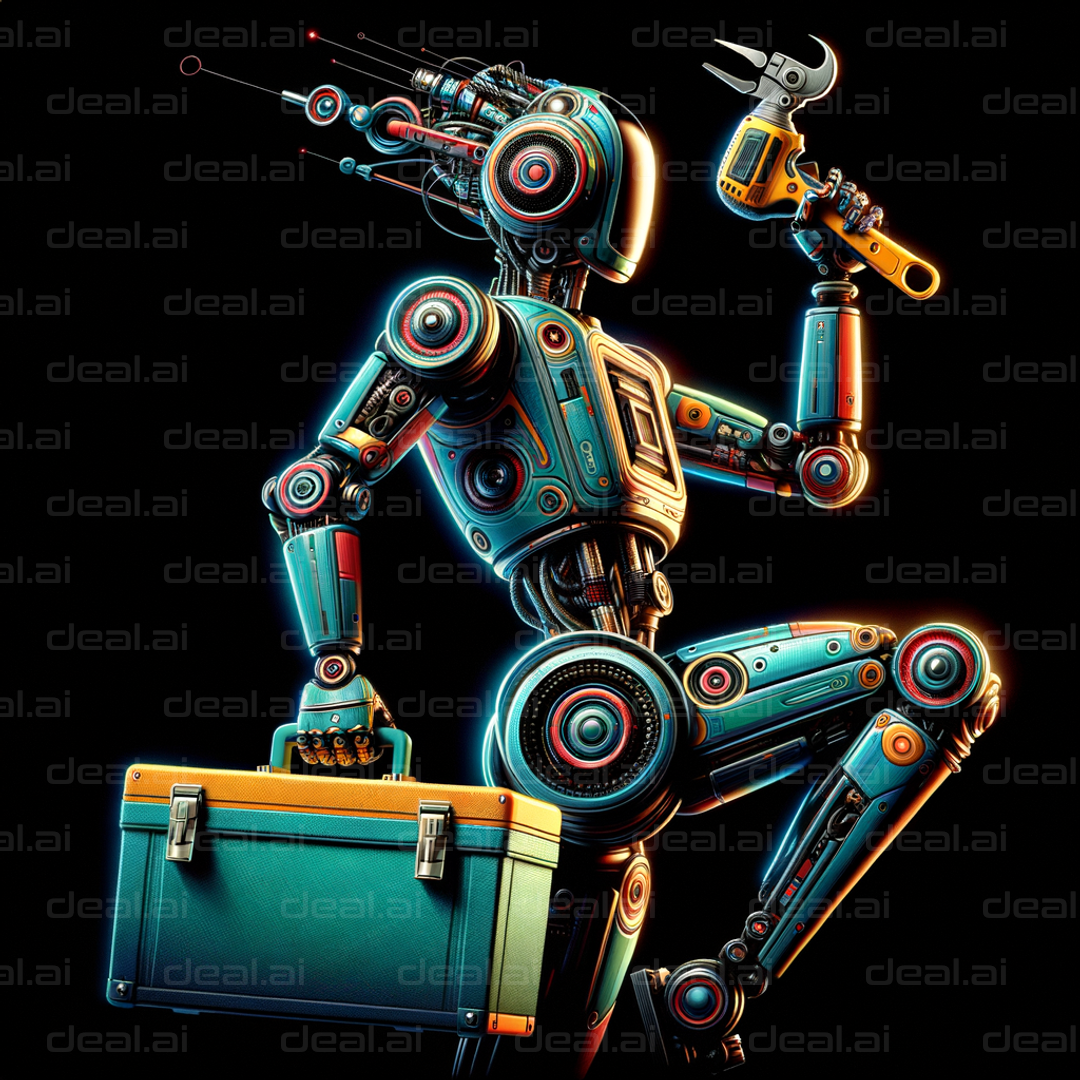 "Robot Mechanic Ready for Work"