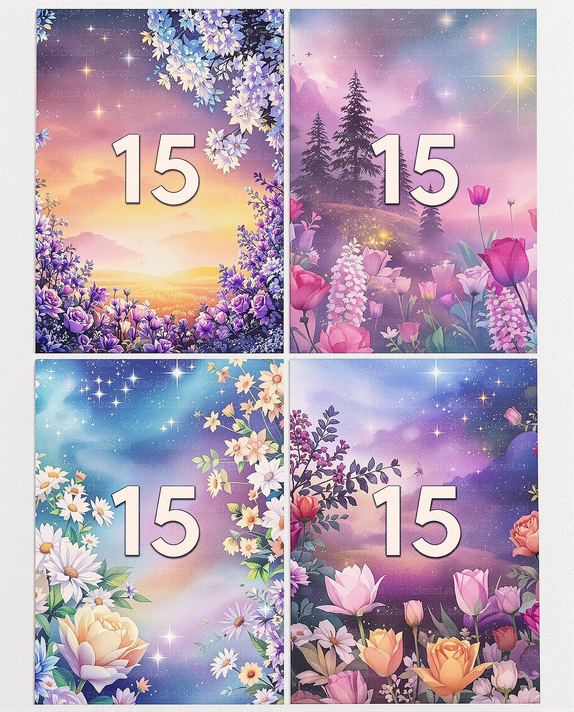 "Floral Fantasy: Enchanting Landscapes"