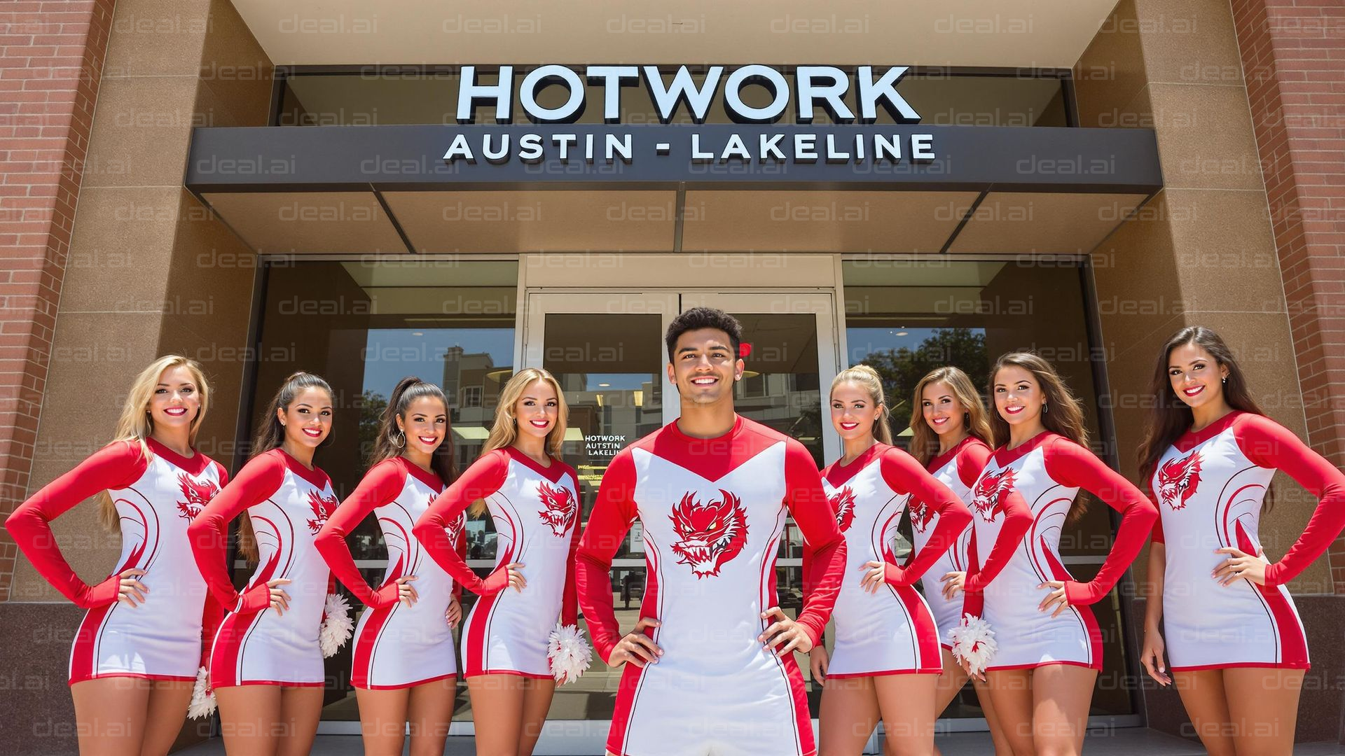 Cheer Squad at Hotwork Austin