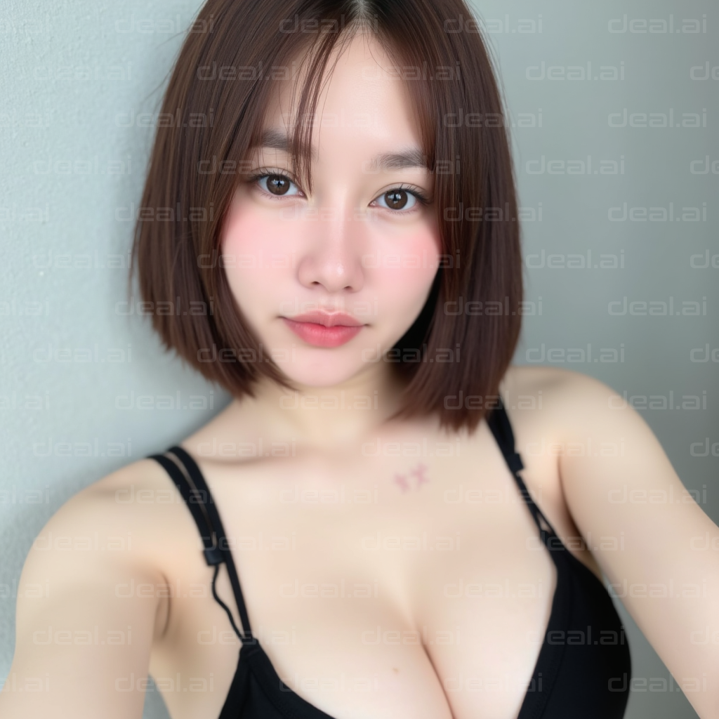 Stylish Portrait in Black Top