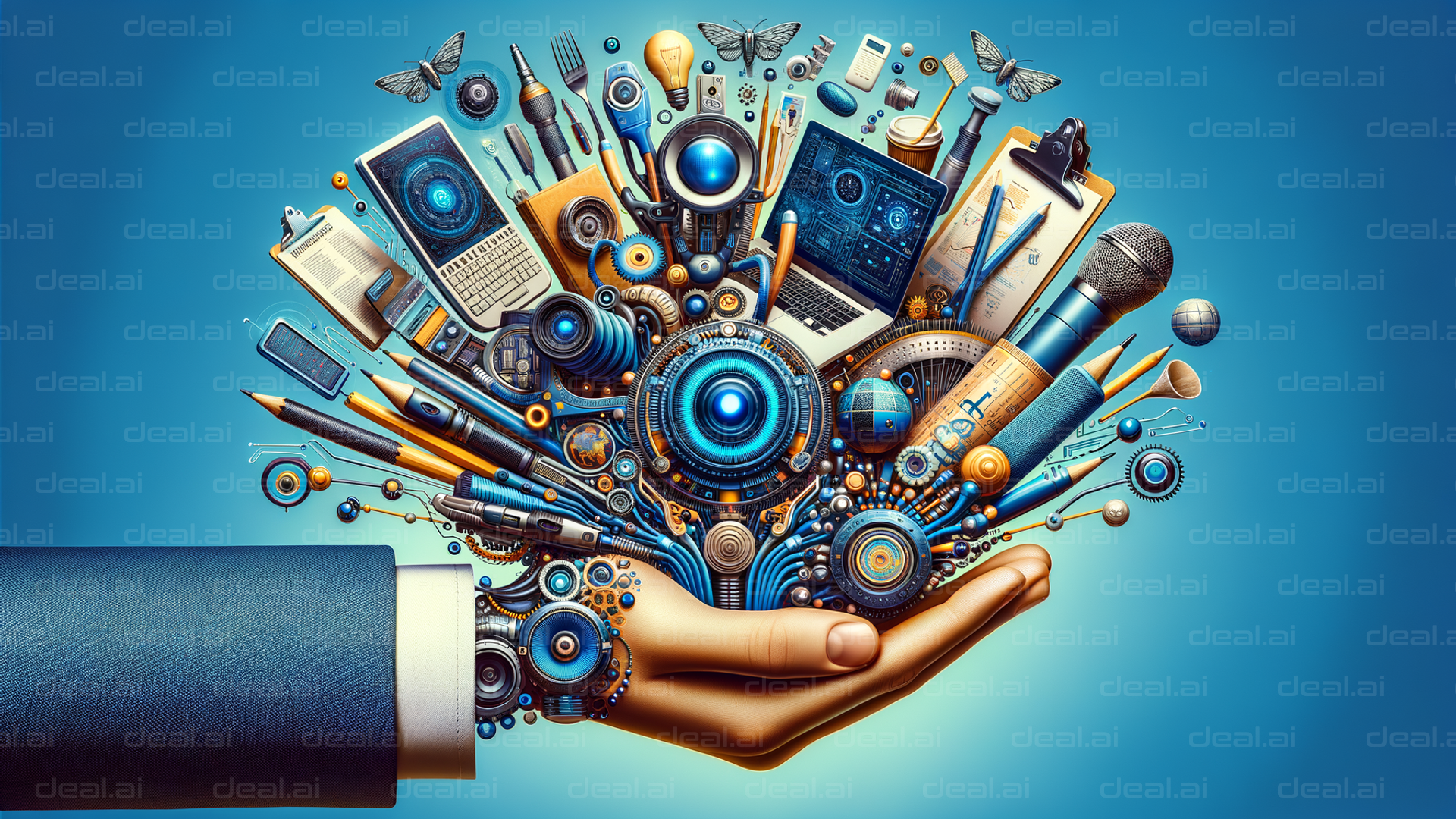 "Hand of Technology and Creativity"