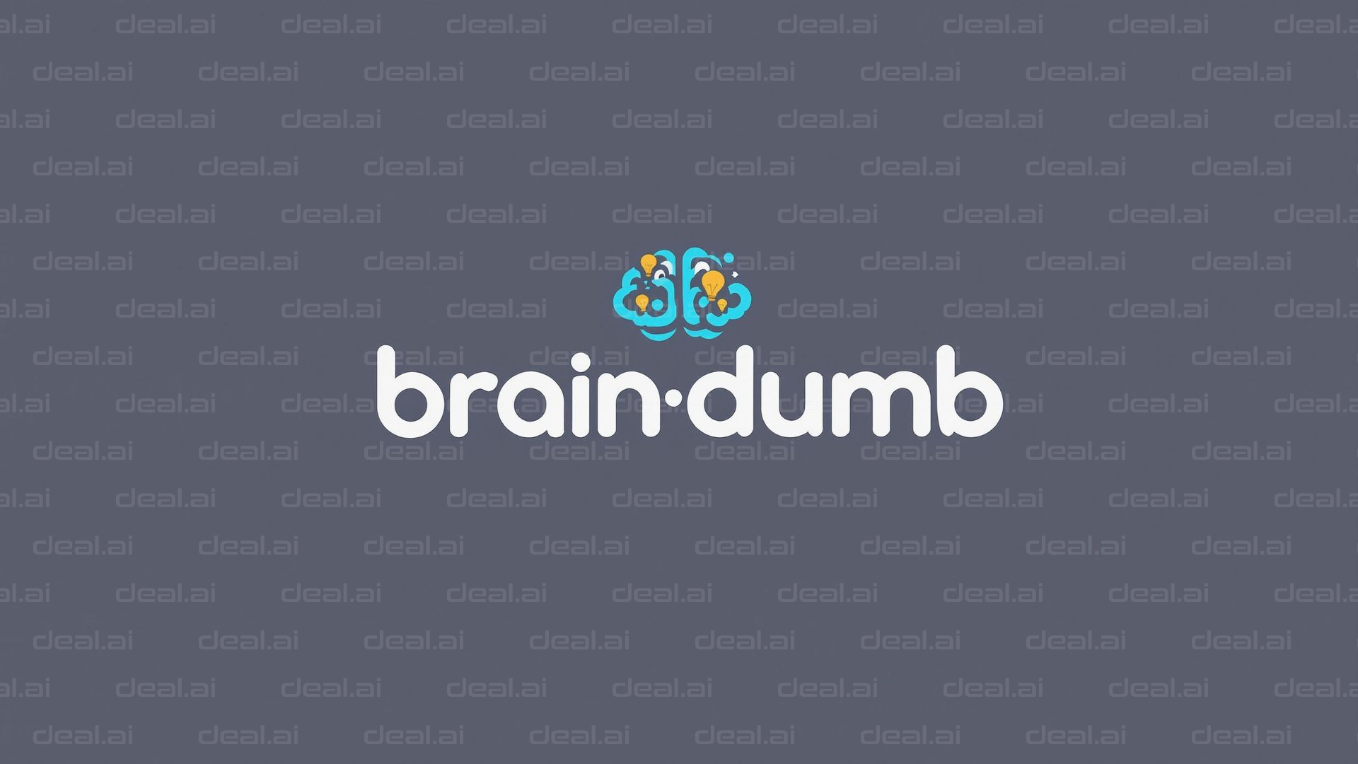 "Brain-Dumb Logo Design"