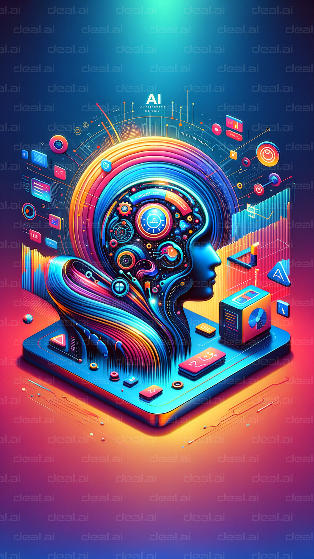 "Vibrant AI Innovation"