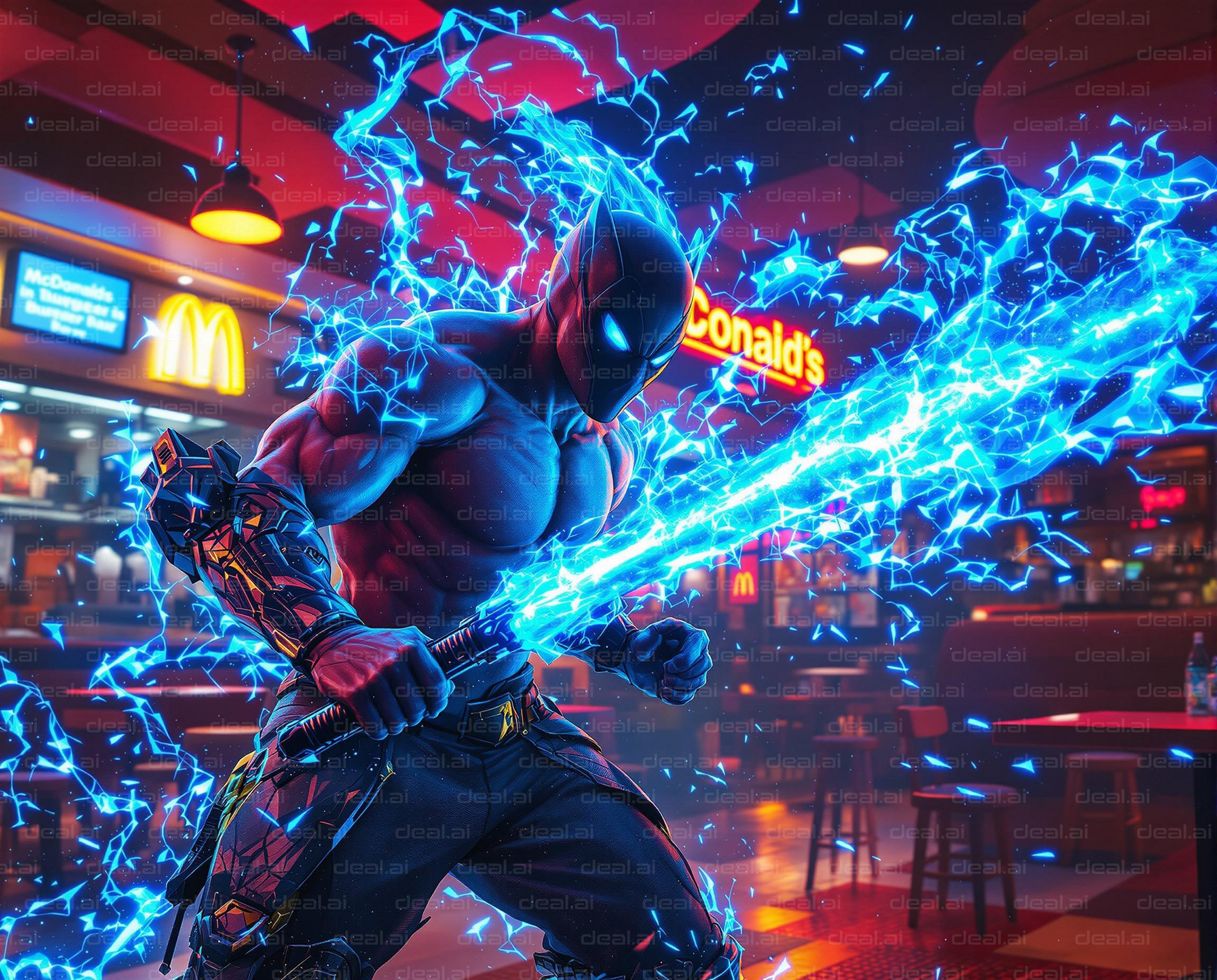 Heroic Warrior in a Fast Food Realm