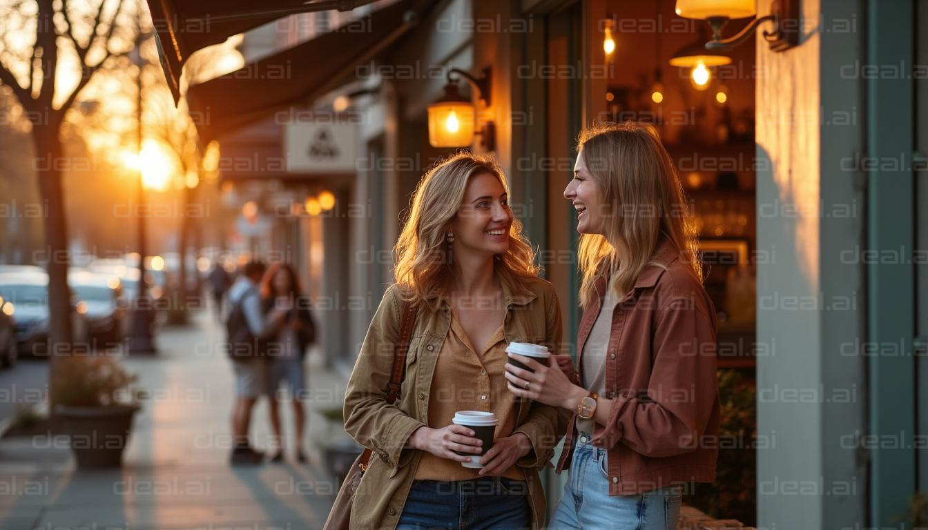 Evening Coffee with Friends