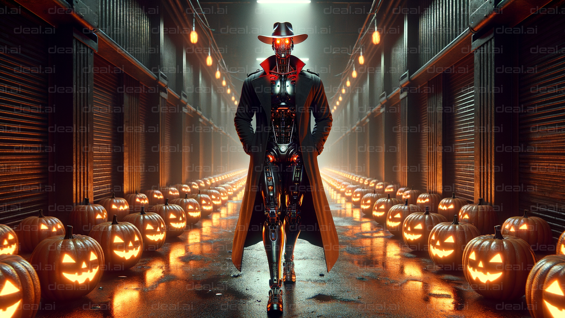 Android in Halloween Alley
