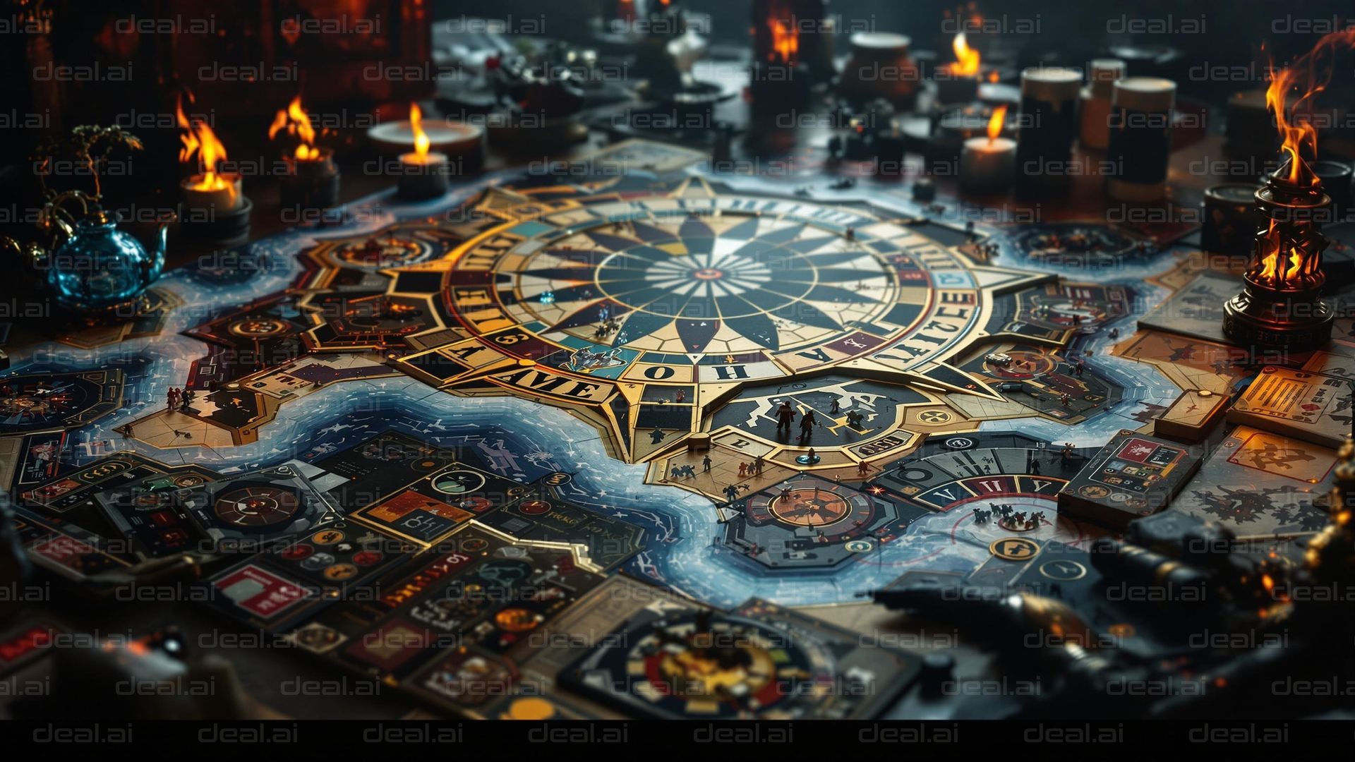 "Adventure Awaits: Mystical Game Board"