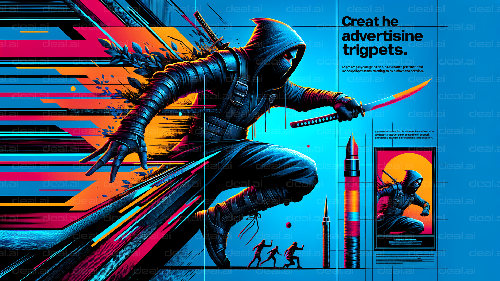 Dynamic Ninja Advertising Art