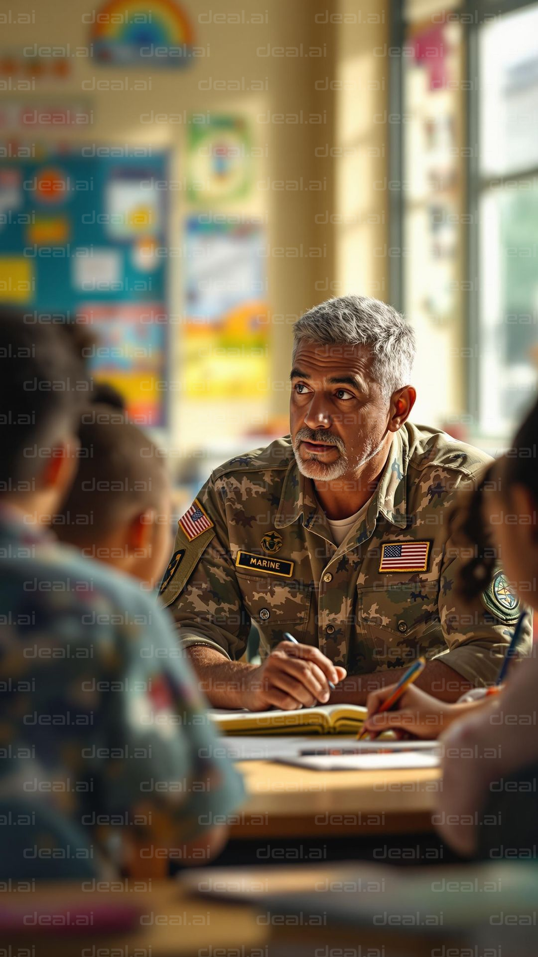 Marine Mentors Kids in Classrooms