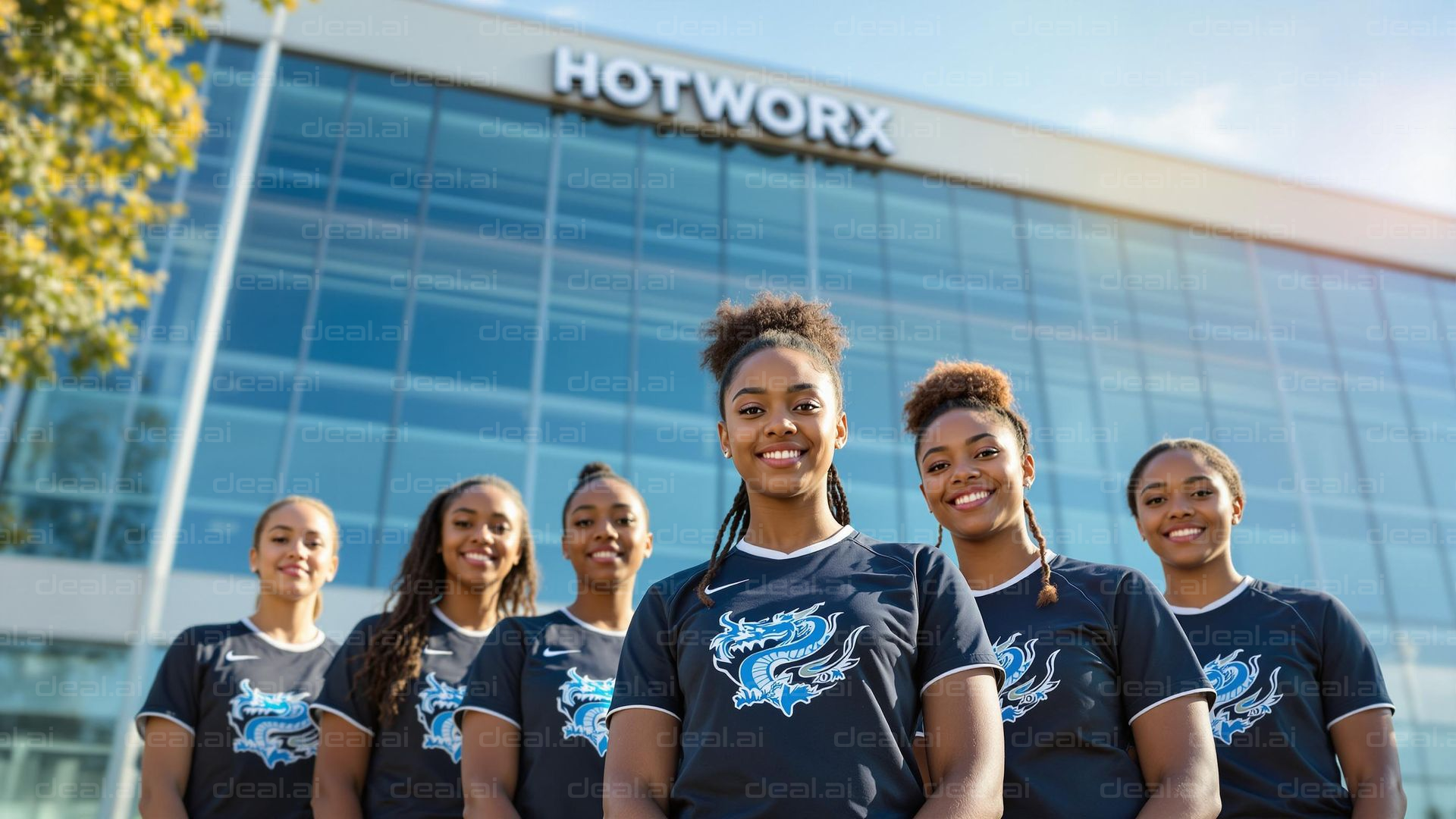 Team Spirit in Front of Hotworx