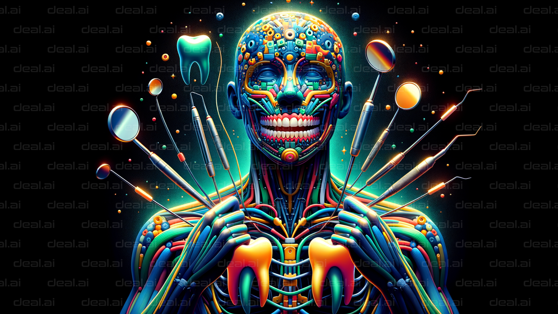 "Cybernetic Dental Artistry"