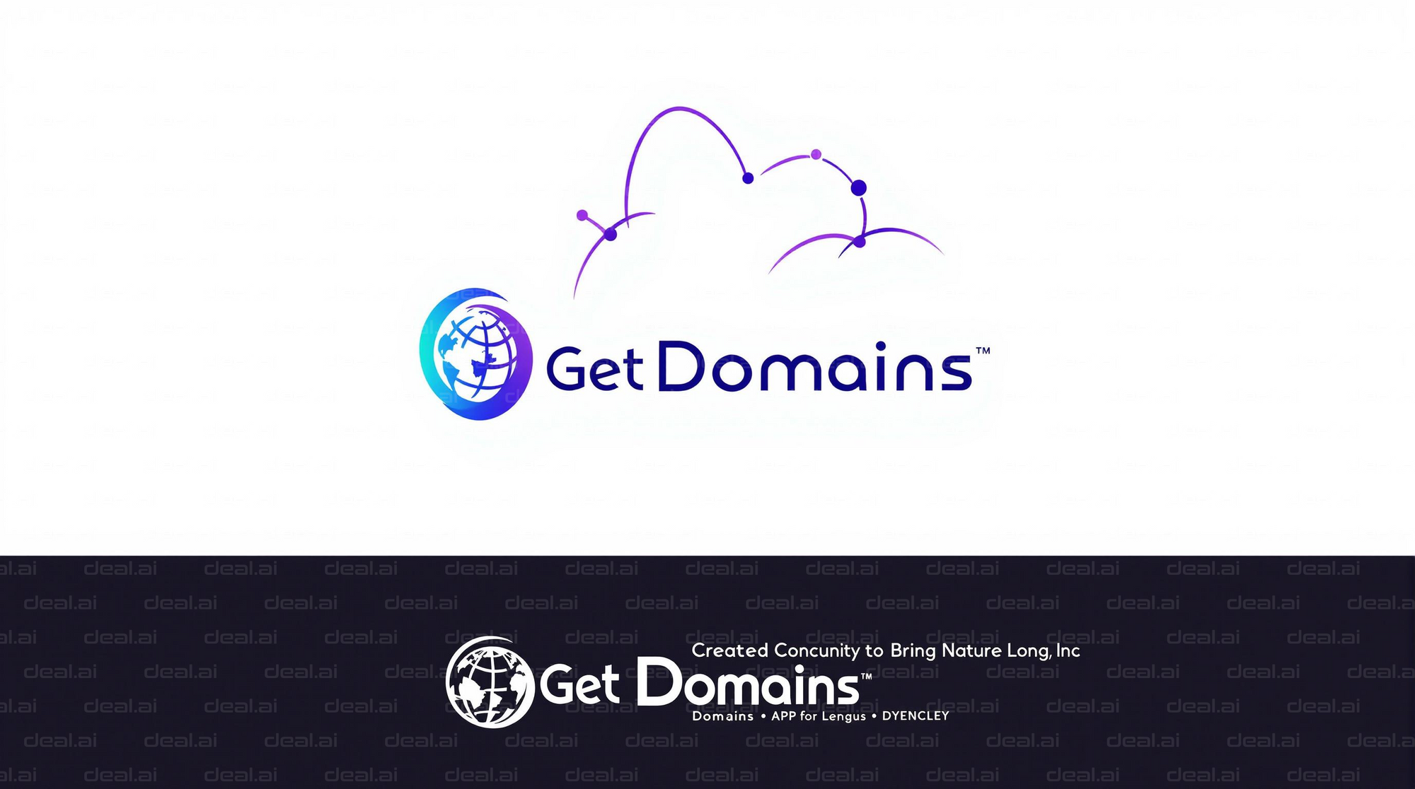 GetDomains Logo Design