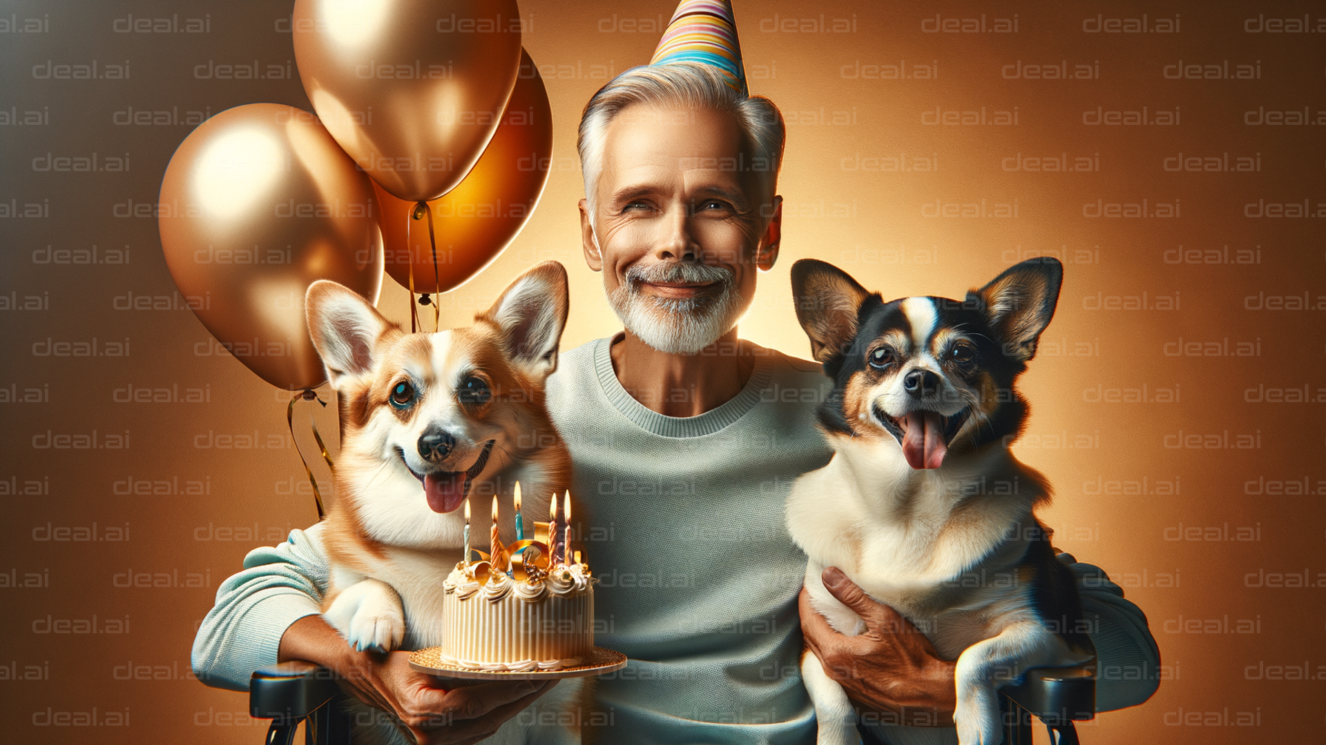 Birthday Celebration with Pups