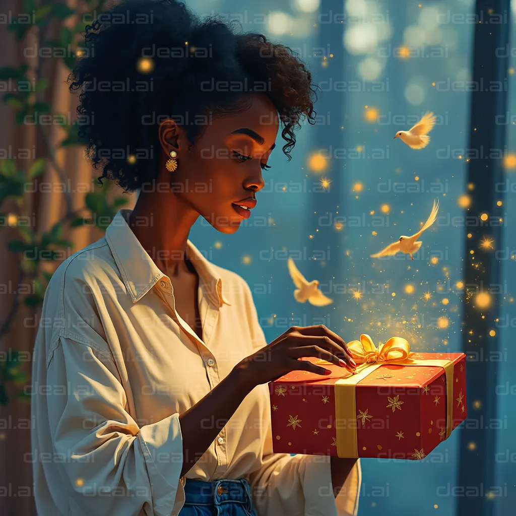 "Magical Gift Unveiling"