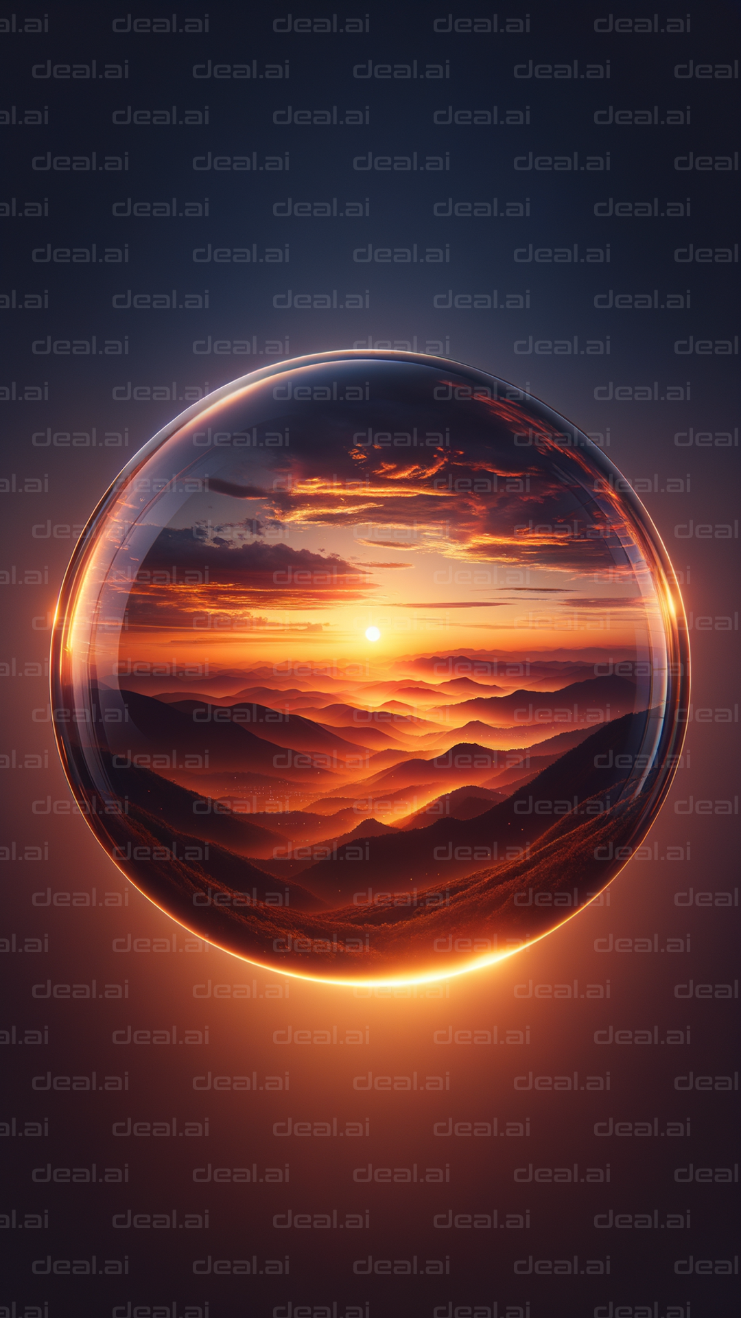 "Spherical Sunset Dreams"