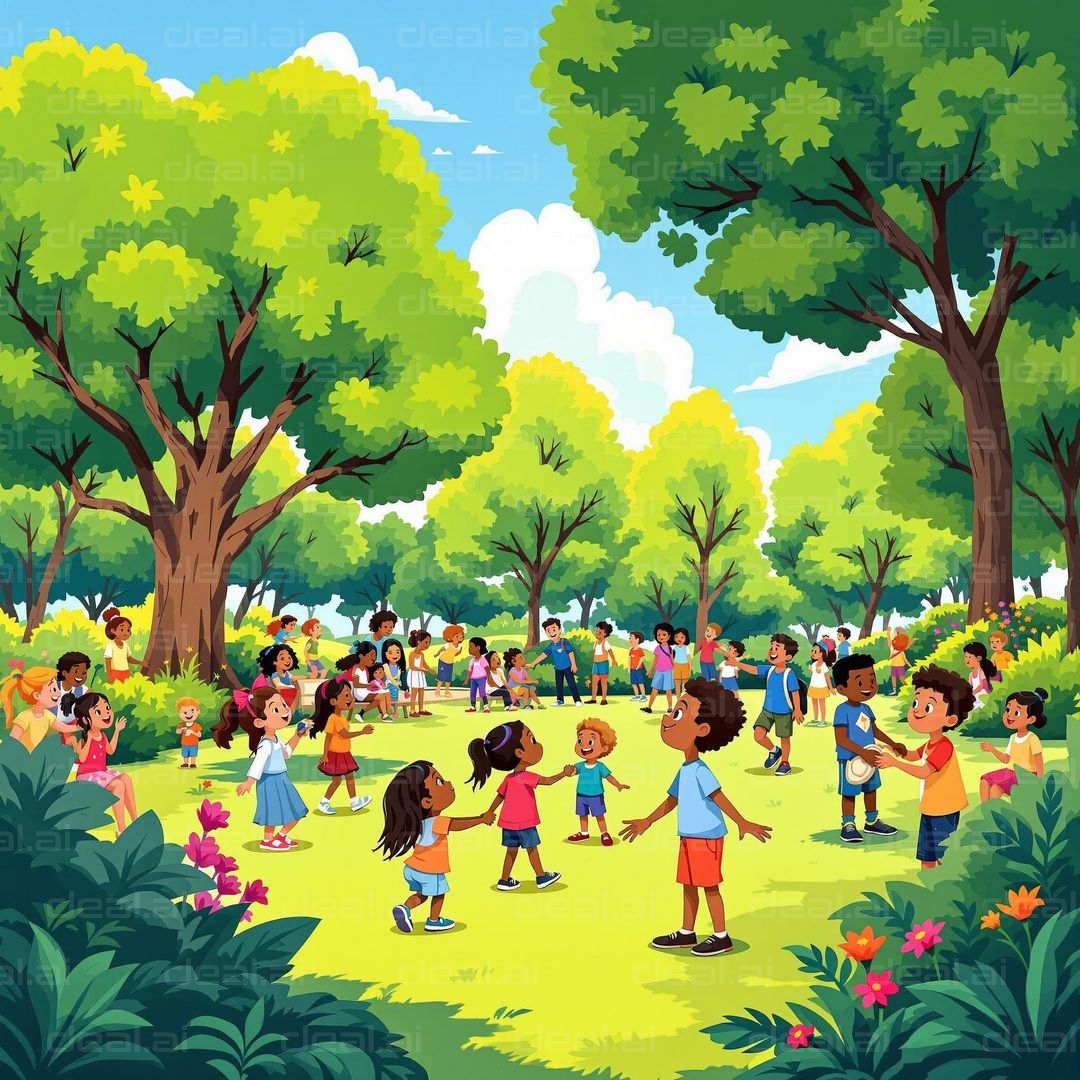Children Playing in the Park