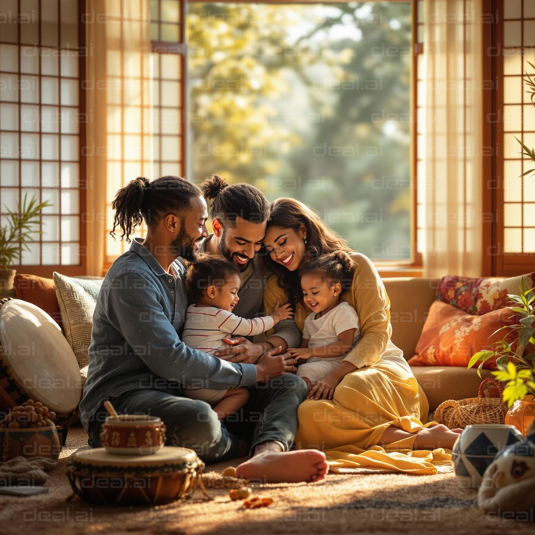 "Joyful Family Gathering"