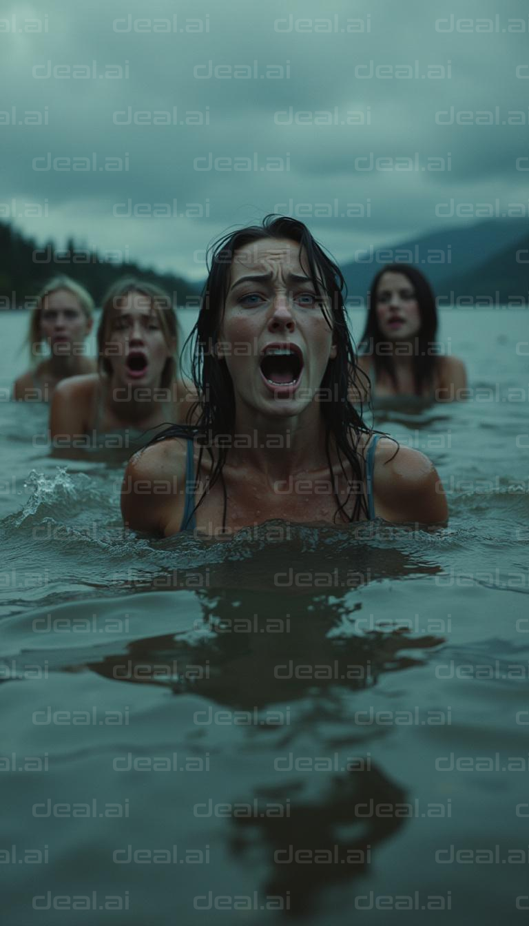 "Women in Water, Screaming in Terror"