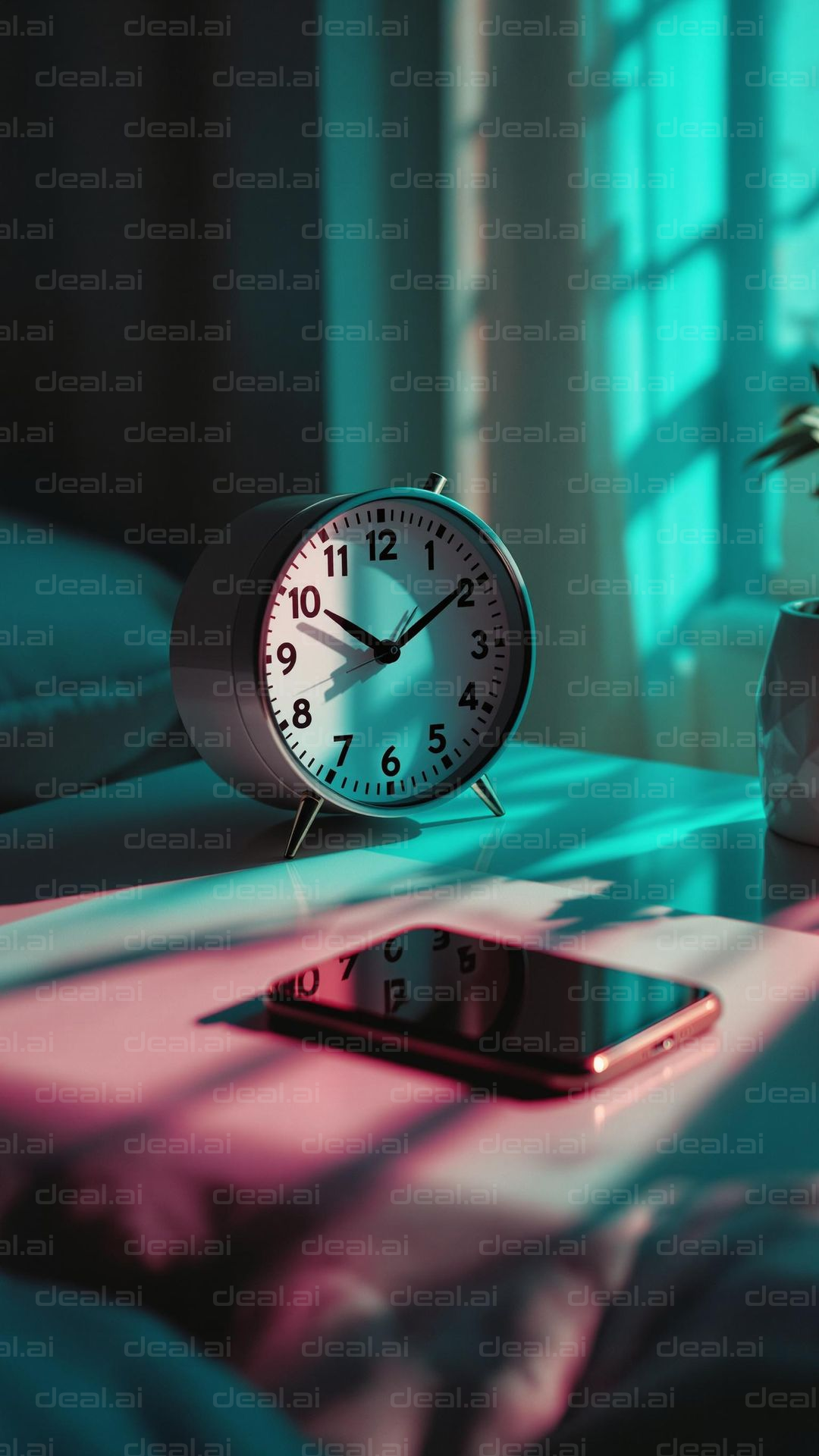 Time and Shadows on the Nightstand