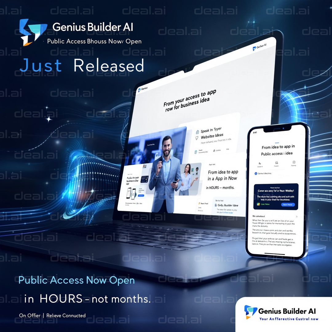 "Genius Builder Launch Announcement"