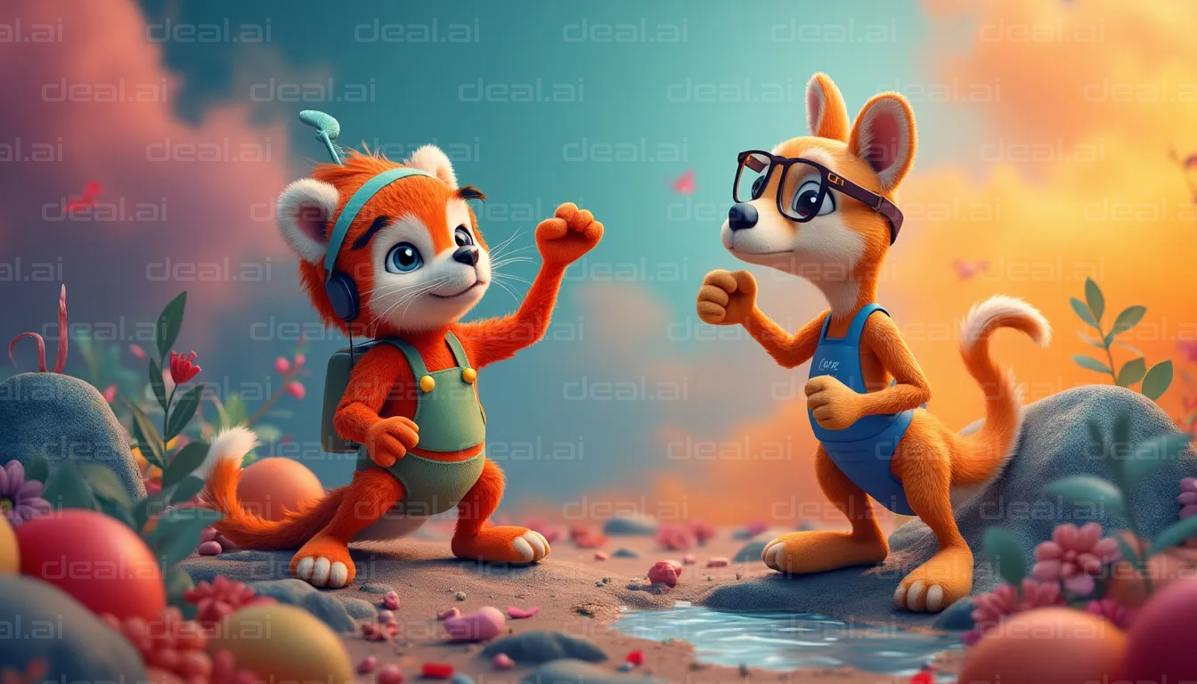 Adventurous Animal Duo's Quest