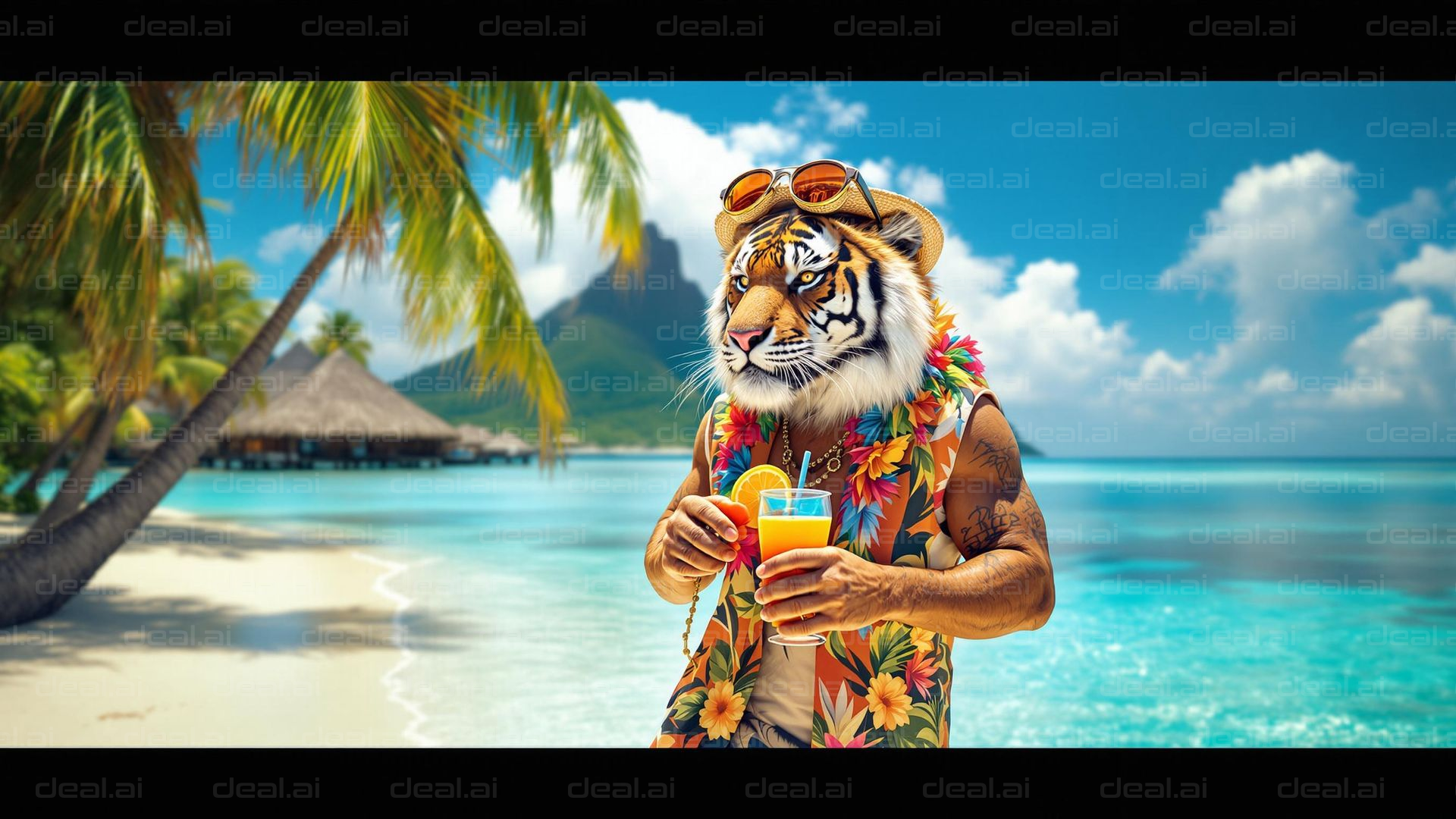 "Tropical Tiger Vibes"