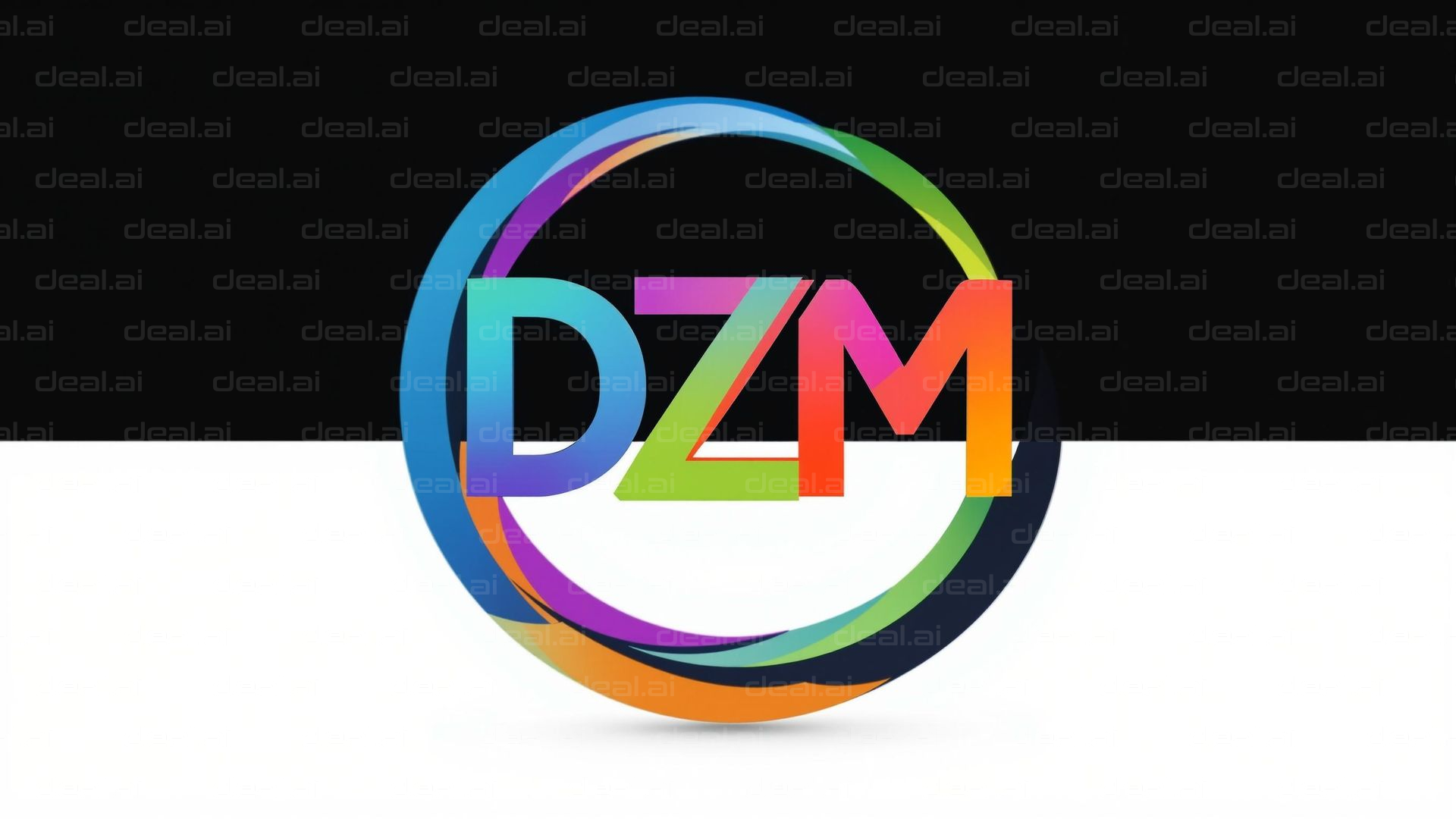 Colorful DZM Logo Design