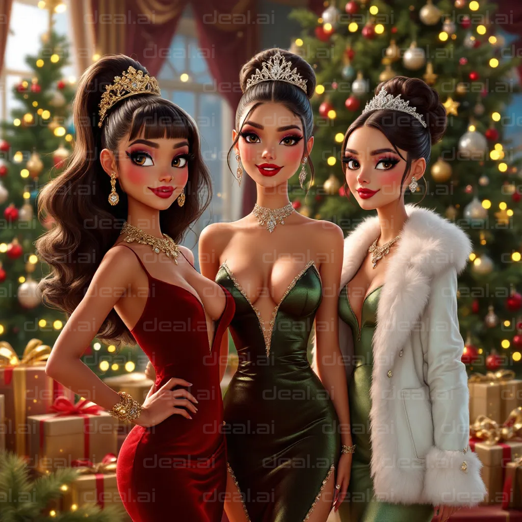 Festive Elegance and Glamour