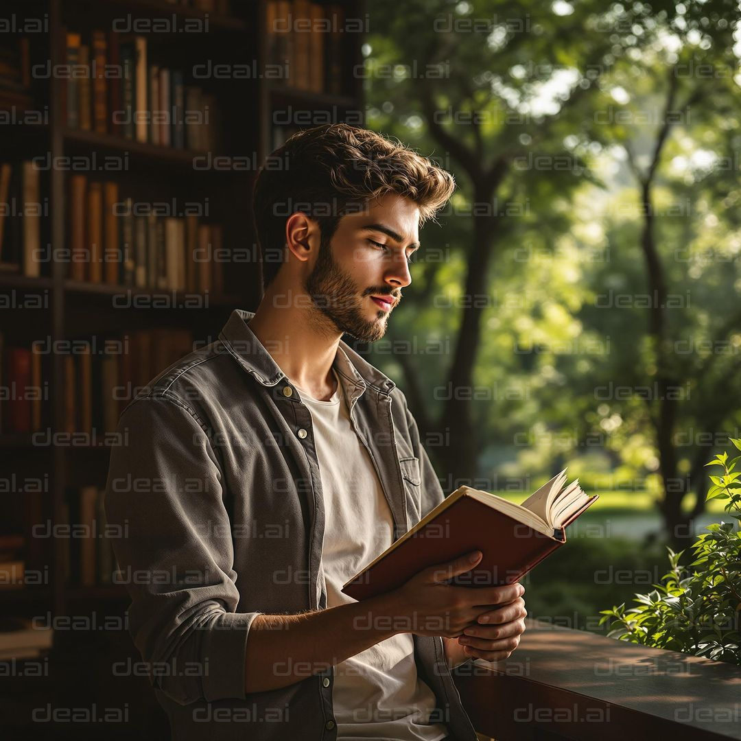 Reading by the Window Light