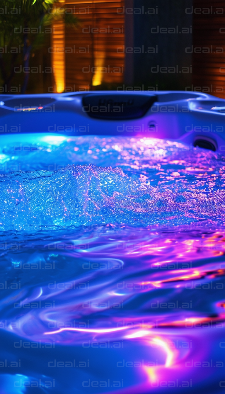 "Glowing Whirlpool Magic"