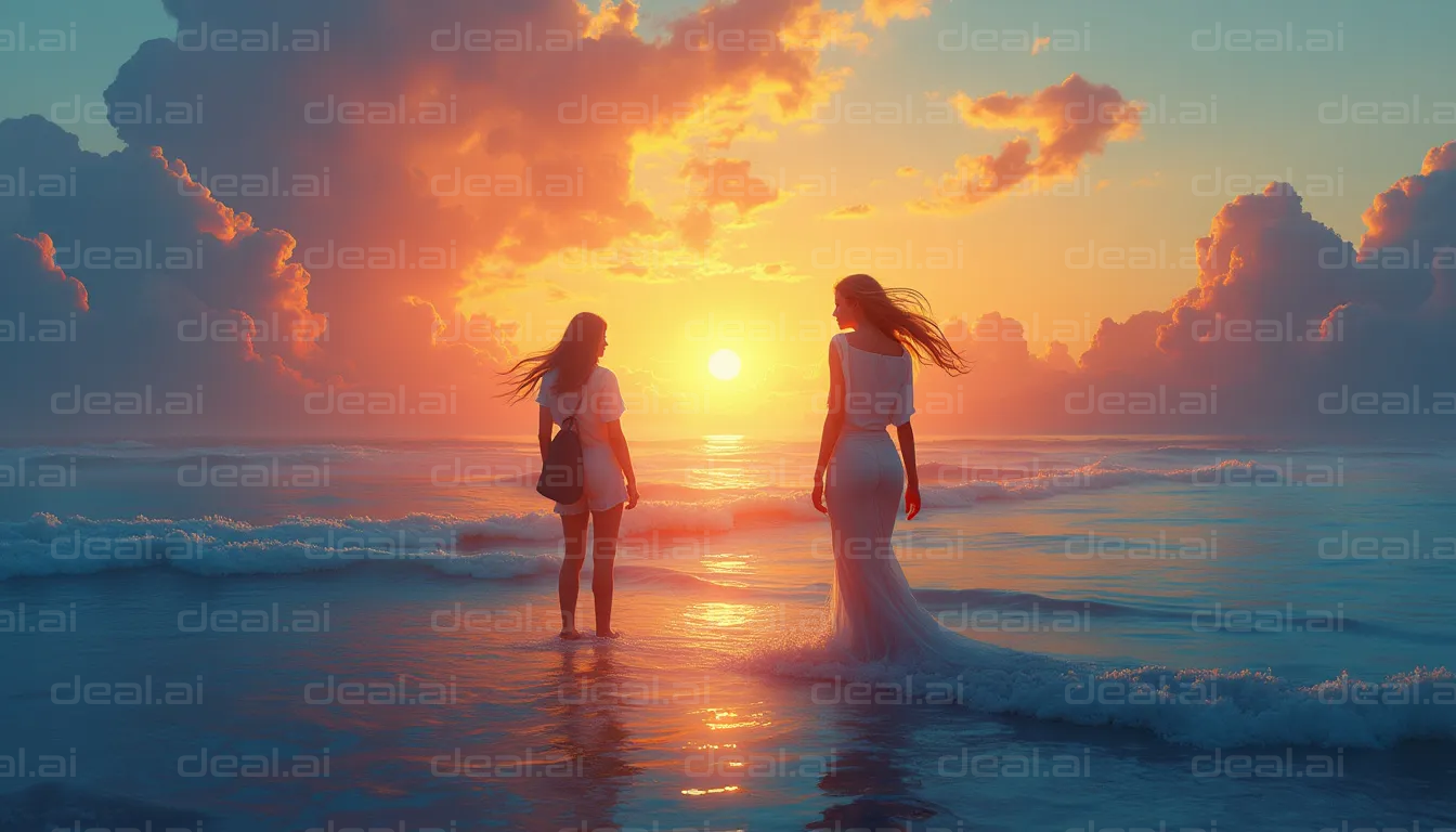 "Sunset Serenity by the Sea"