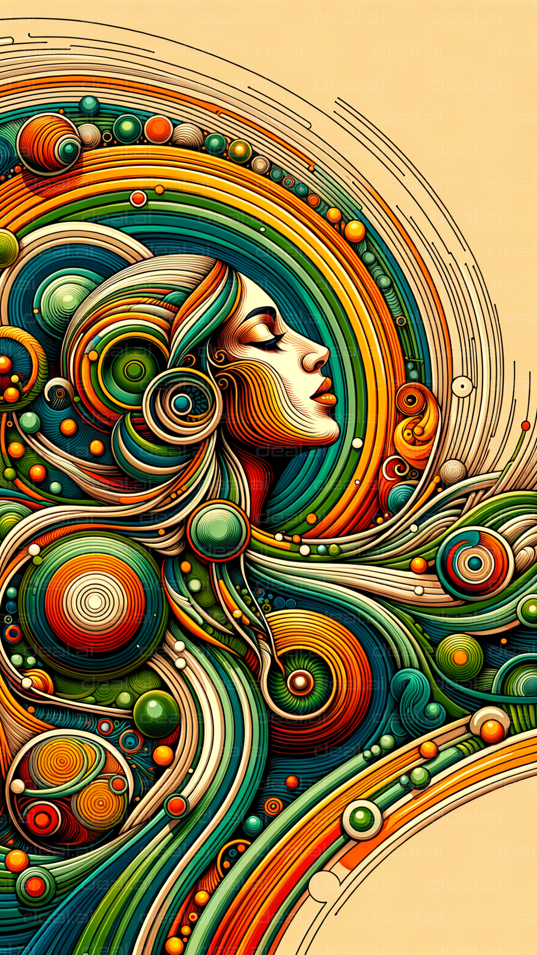 "Colorful Dreams of Inner Peace"