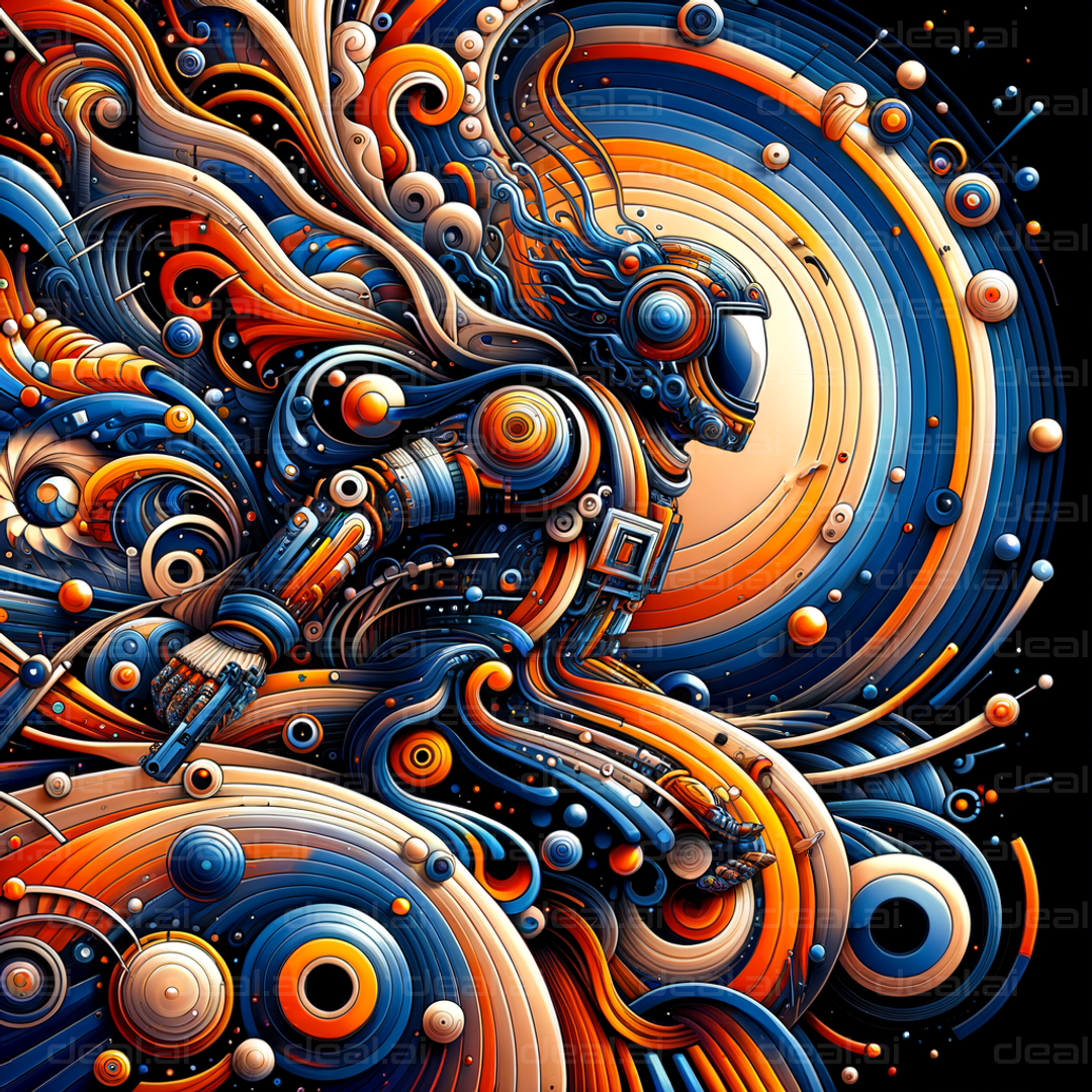 Swirling Astronaut Odyssey