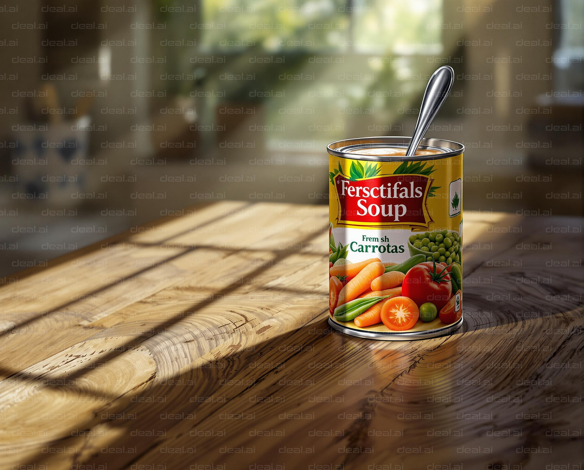 "Sunlit Can of Vegetables"